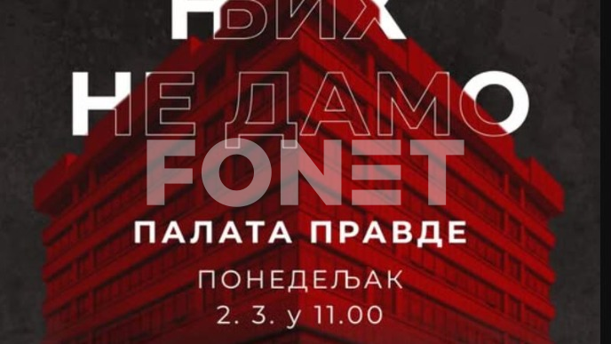 Skup podrške uoči suđenja